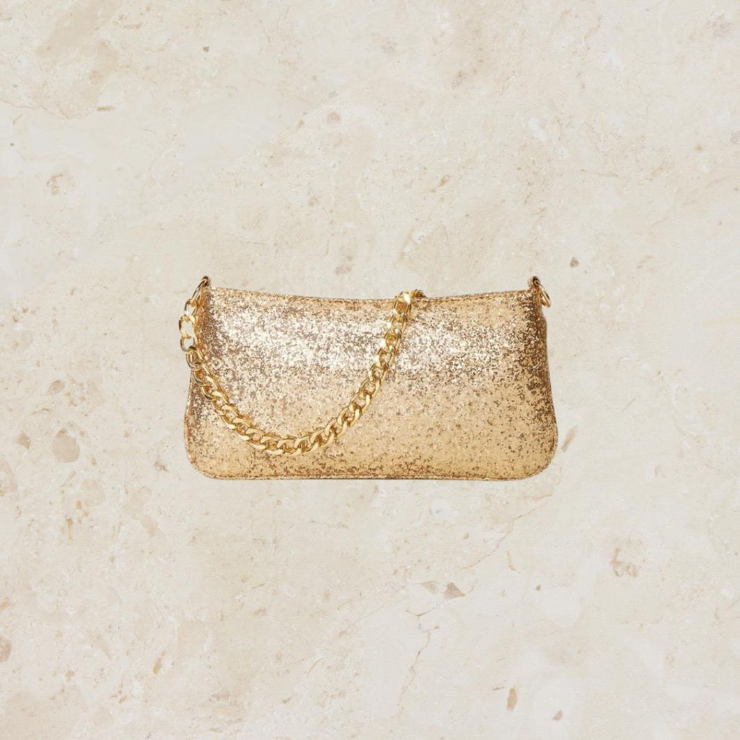 Gold Glitter Bag