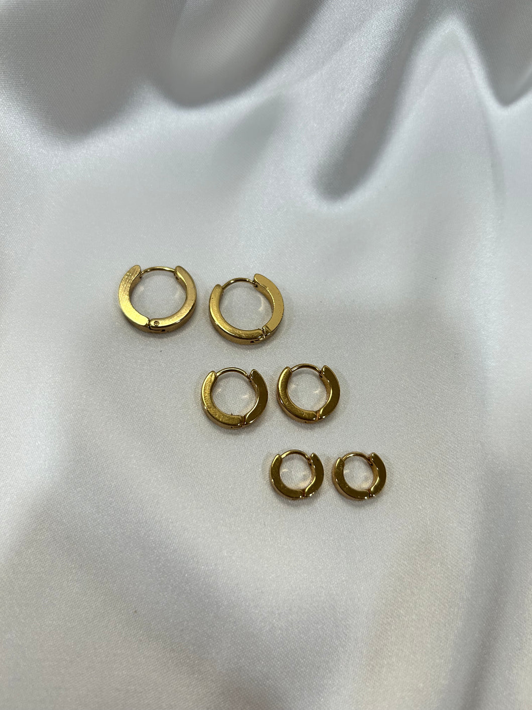 Gold Hoops S.Steel