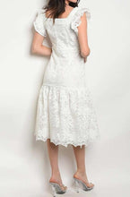 Load image into Gallery viewer, Ruffle White Dress - YouBoutiquepr
