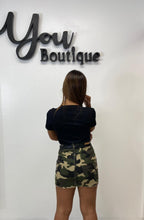 Load image into Gallery viewer, Camouflage Skinny Skirt
