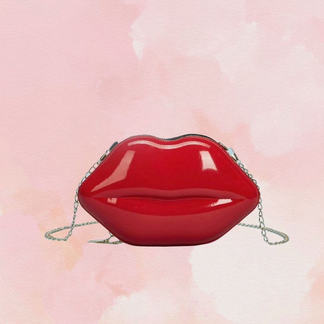 Red Lips Purse