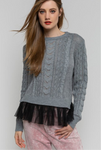 Load image into Gallery viewer, Gray Sweater Tutu
